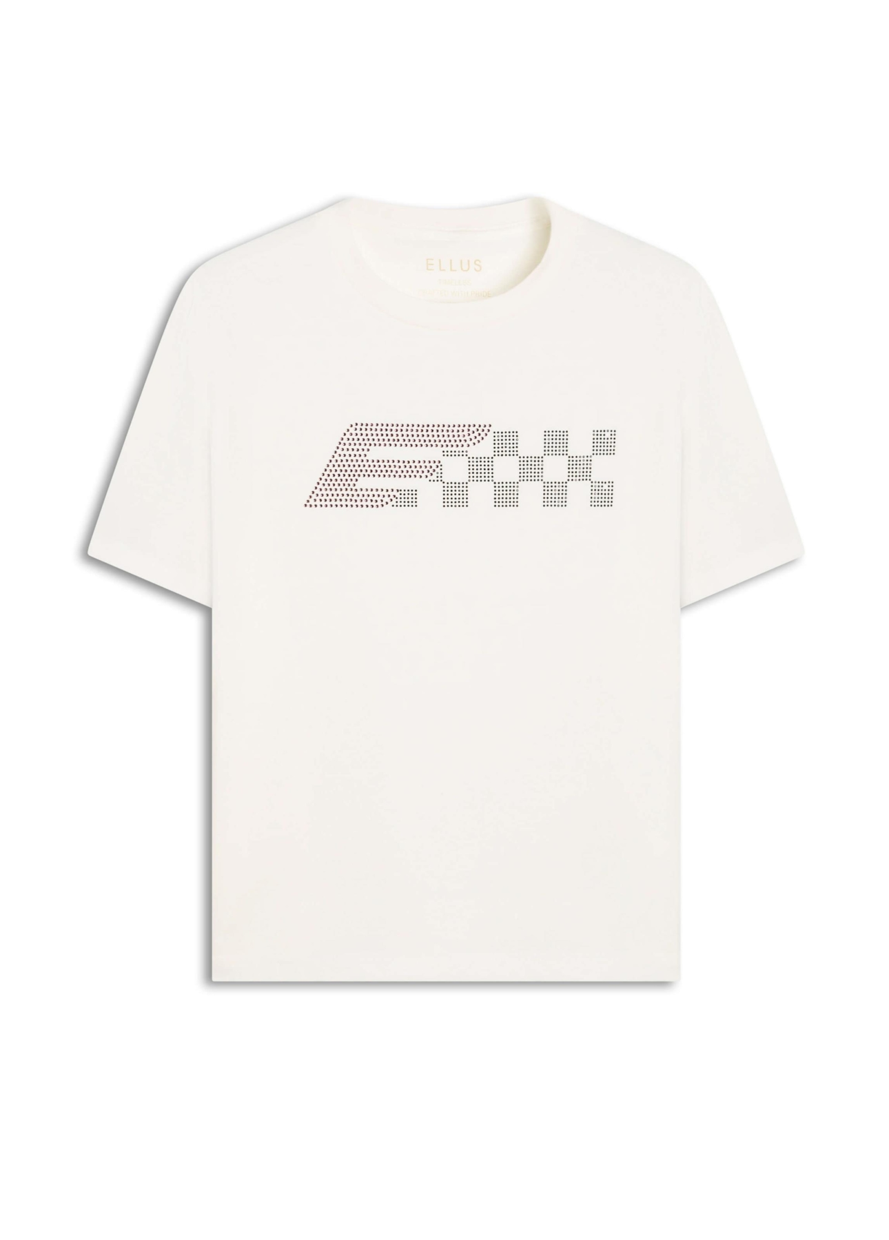 Blusa Ellus Race Shine Classic Off White