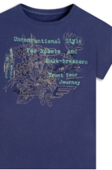 Blusa  Ellus Rebels Fine  Purple Blue
