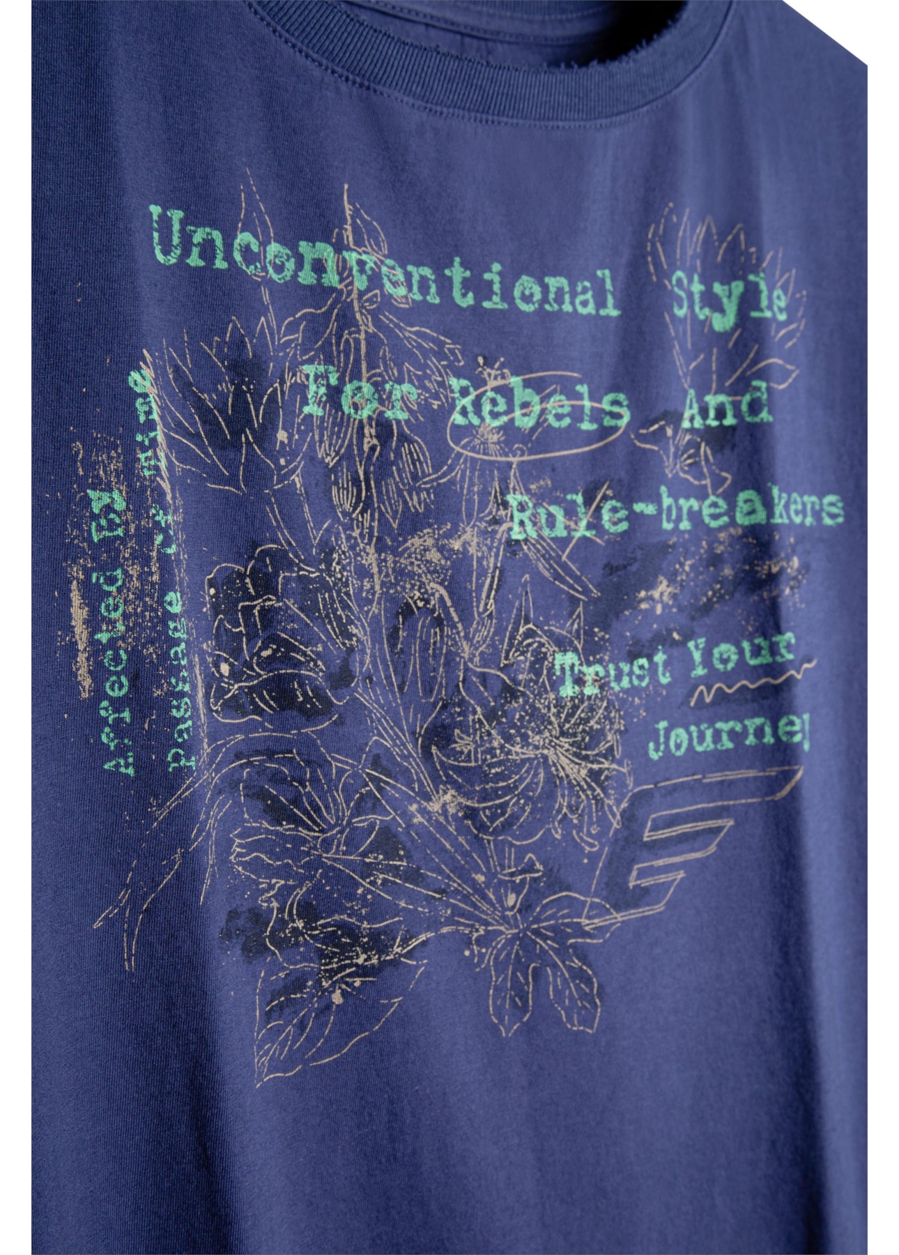 Blusa  Ellus Rebels Fine  Purple Blue