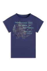 Blusa  Ellus Rebels Fine  Purple Blue