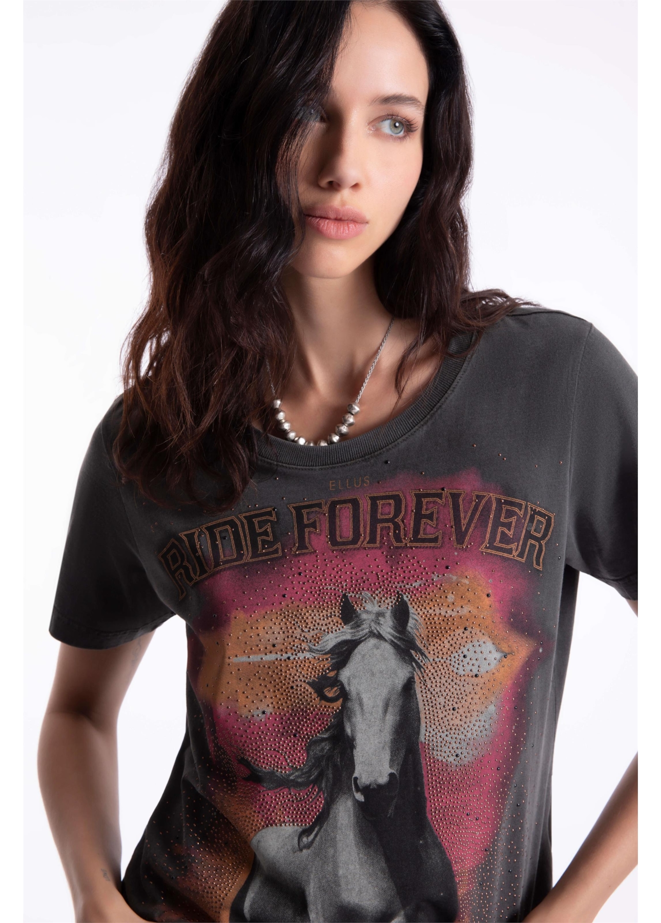 Blusa Ellus Ride Forever Classic Preto