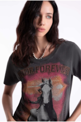 Blusa Ellus Ride Forever Classic Preto