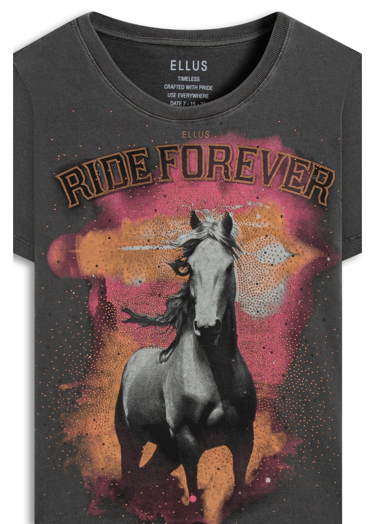 Blusa Ellus Ride Forever Classic Preto