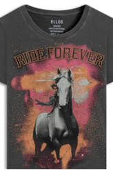 Blusa Ellus Ride Forever Classic Preto