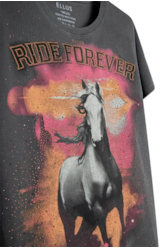 Blusa Ellus Ride Forever Classic Preto
