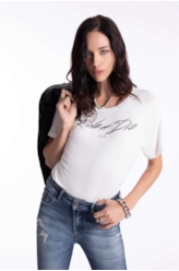 Blusa Ellus Ride Or Die Off White
