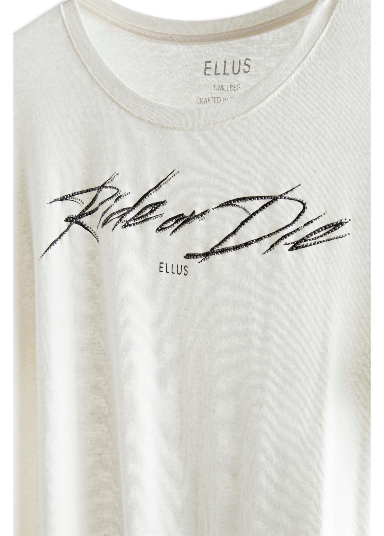 Blusa Ellus Ride Or Die Off White