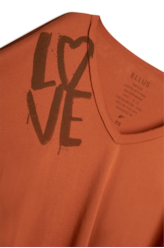 Blusa Ellus Rock Star Goiaba