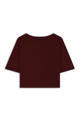 Blusa Ellus Shield Patch Bordeaux
