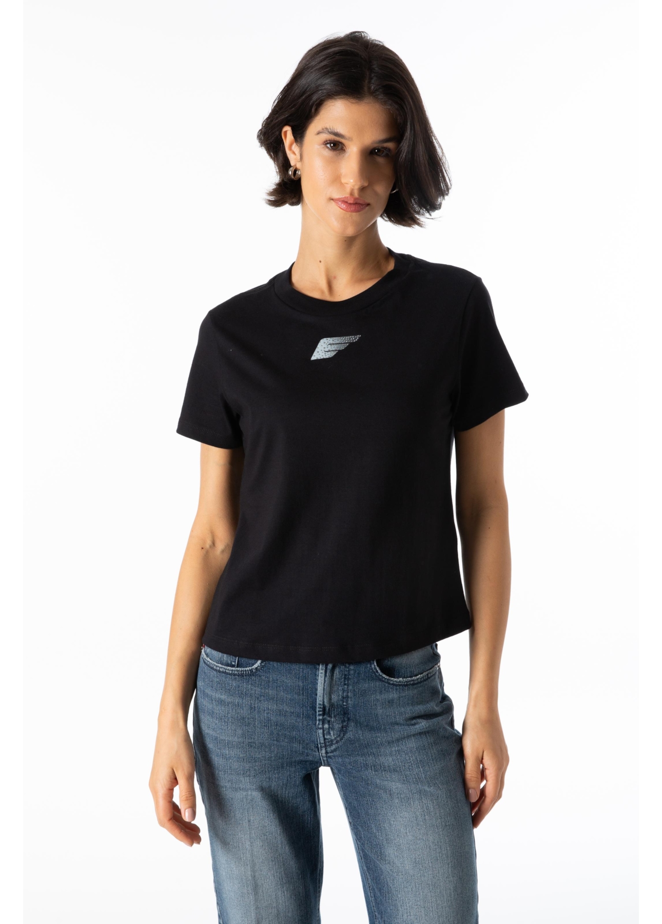 Blusa Ellus Shine Degrade Preto