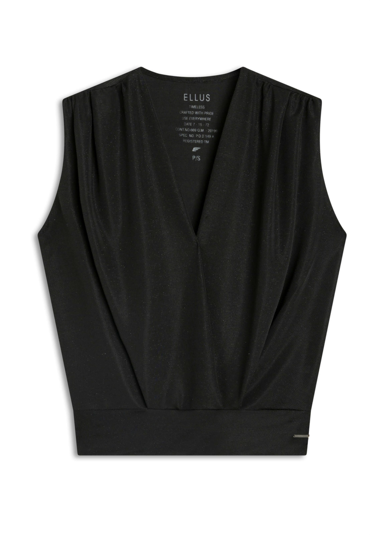 Blusa Ellus Sleeveless Sky Preto