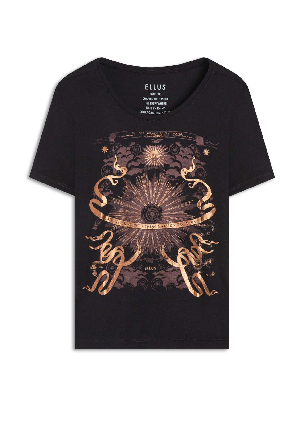 Blusa Ellus Solar System Preto