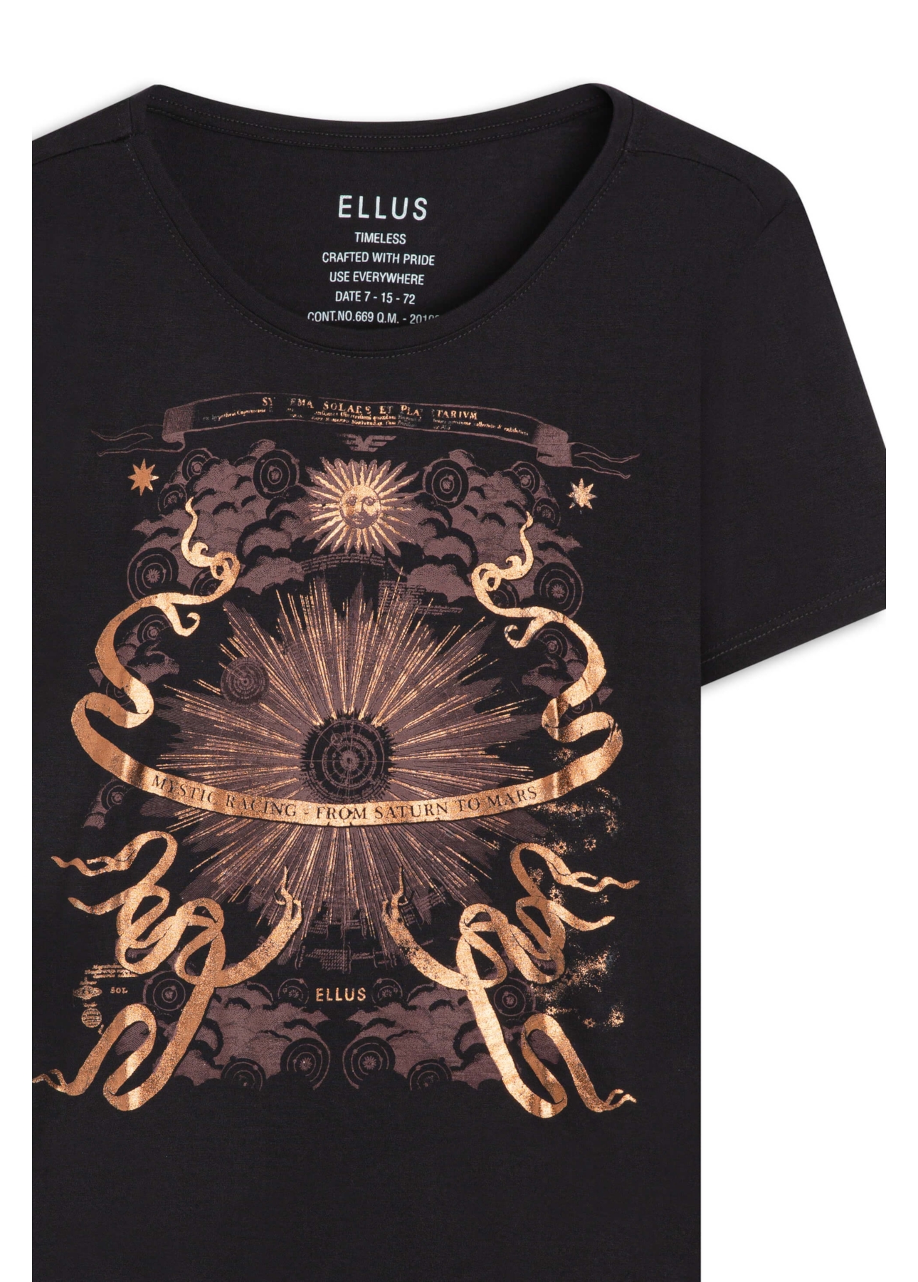 Blusa Ellus Solar System Preto