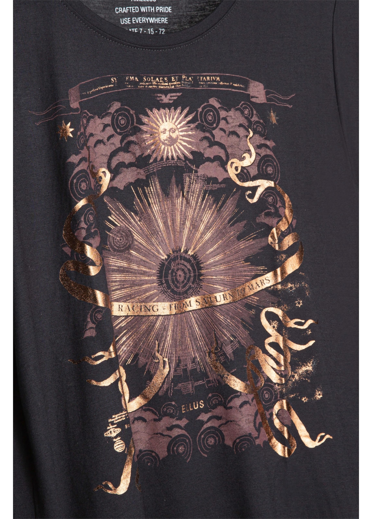 Blusa Ellus Solar System Preto