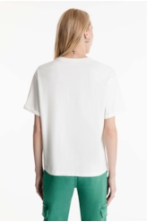 Blusa Ellus Tiger Boxy Off White