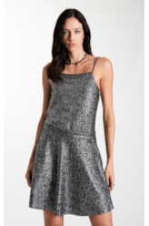 Blusa Ellus Top Degage Foil Preto