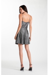 Blusa Ellus Top Degage Foil Preto