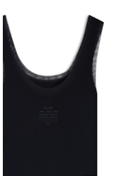 Blusa Ellus Tule Details Regata Preto
