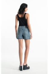 Blusa Ellus Tule Details Regata Preto