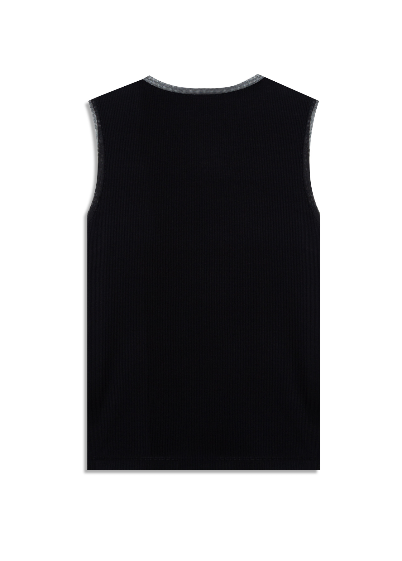 Blusa Ellus Tule Details Regata Recortes Preto