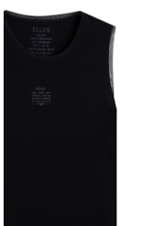 Blusa Ellus Tule Details Regata Recortes Preto