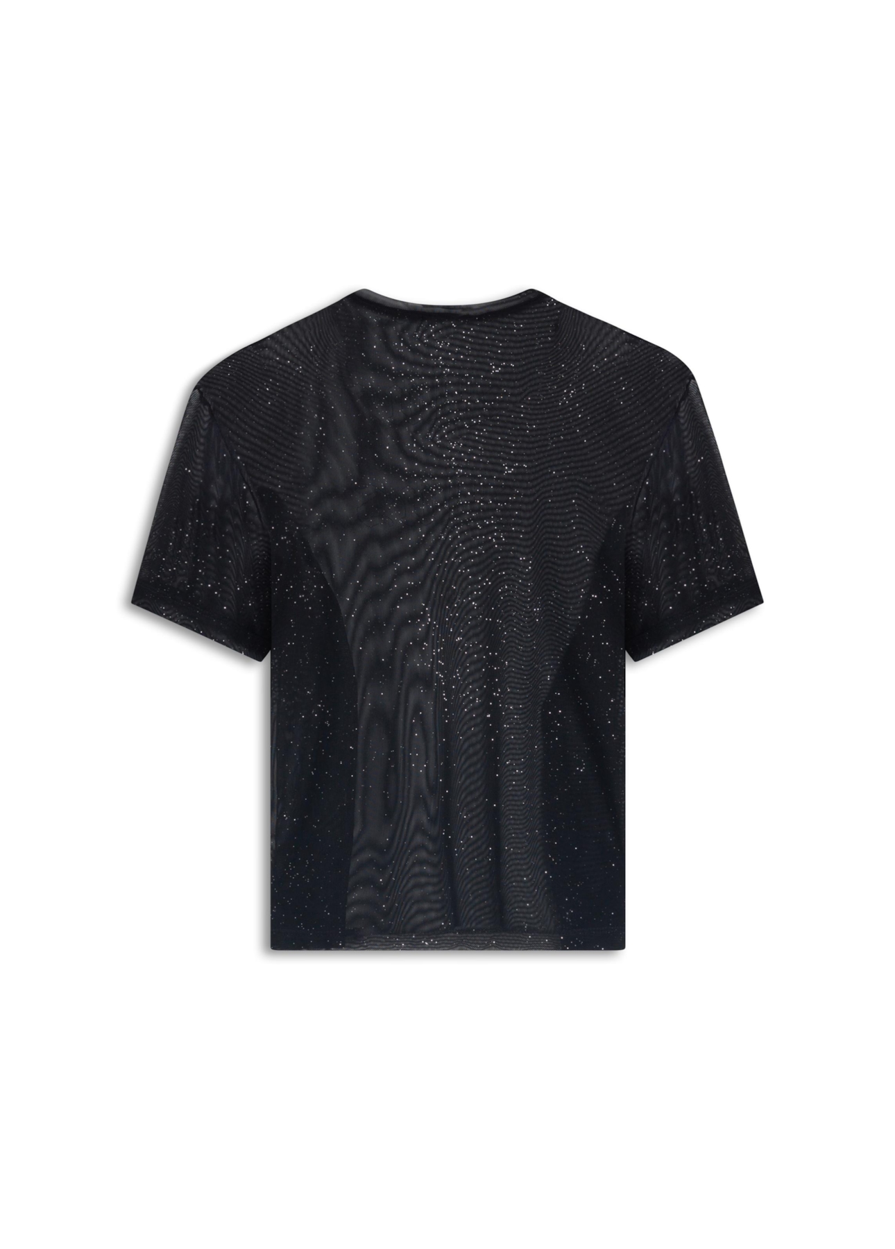 Blusa Ellus Tule Glitter Preto