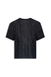 Blusa Ellus Tule Glitter Preto