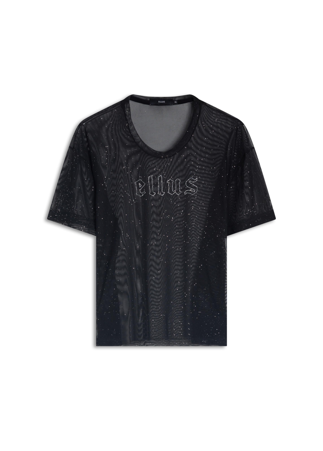Blusa Ellus Tule Glitter Preto