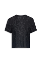 Blusa Ellus Tule Glitter Preto