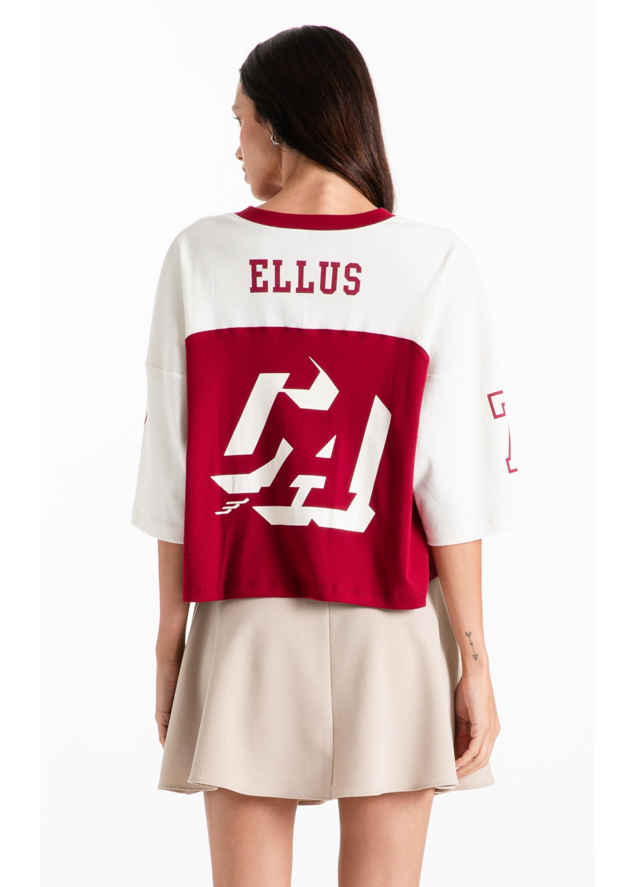 Blusa Ellus Venice Beach Raglan Vinho