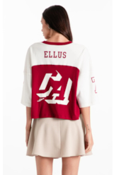 Blusa Ellus Venice Beach Raglan Vinho