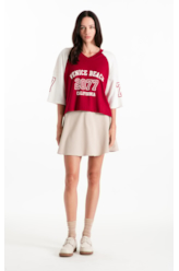 Blusa Ellus Venice Beach Raglan Vinho