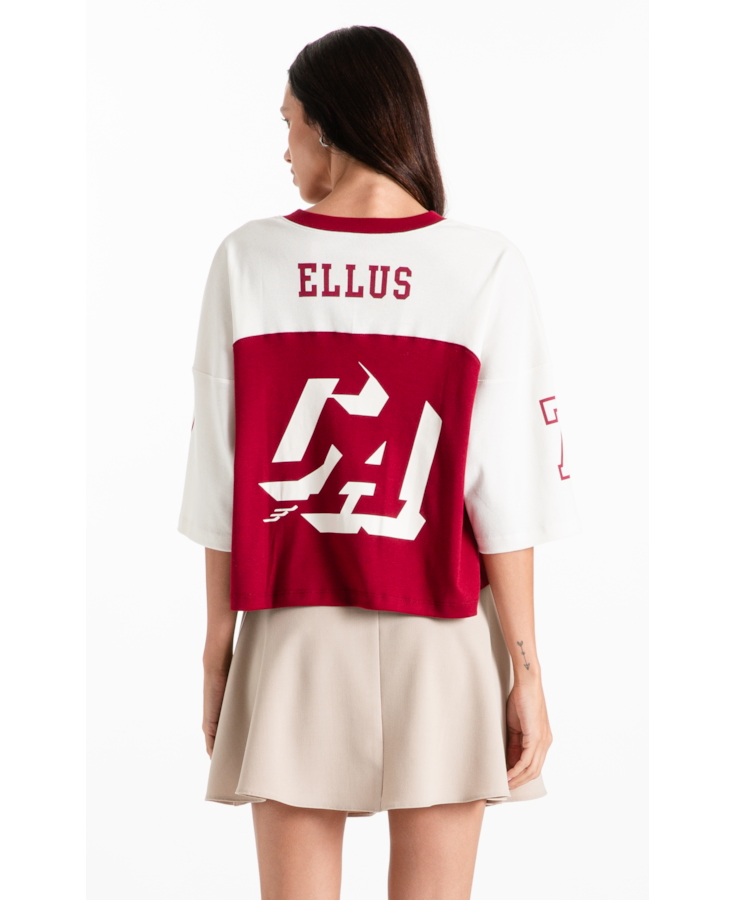 Blusa Ellus Venice Beach Raglan Vinho