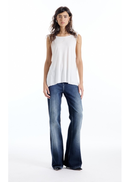 Blusa Ellus Visco Degage Off White