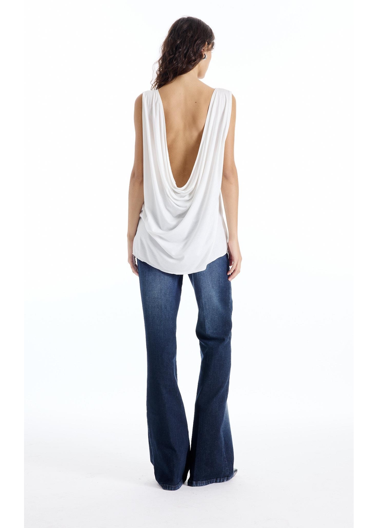 Blusa Ellus Visco Degage Off White