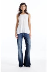 Blusa Ellus Visco Degage Off White