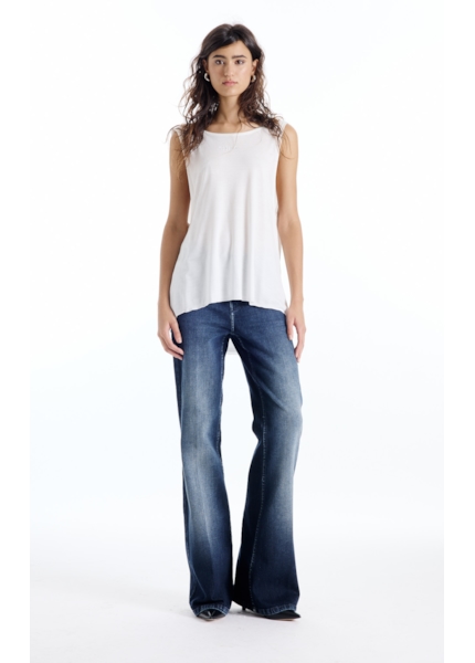 Blusa Ellus Visco Degage Off White