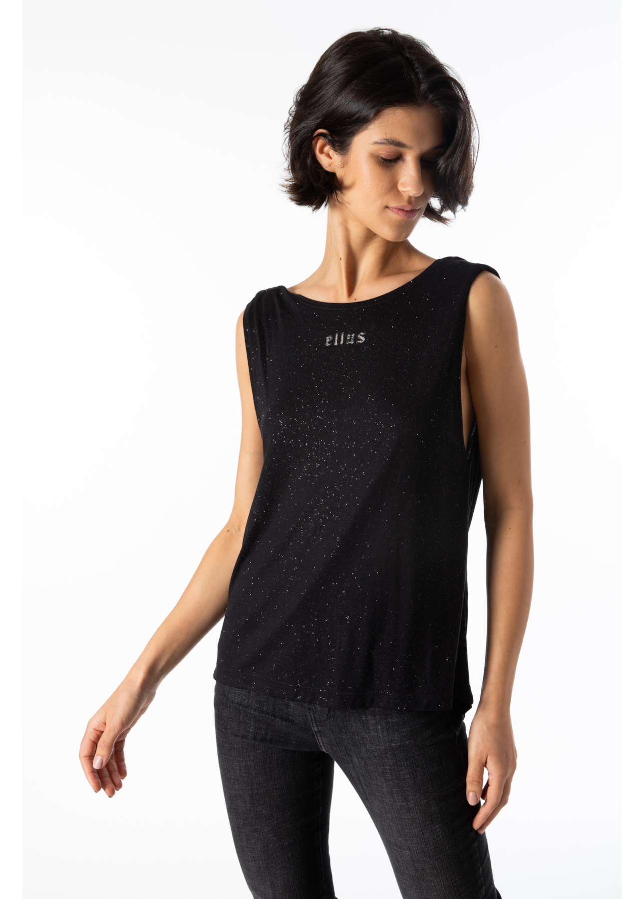 Blusa Ellus Visco Degage Preto