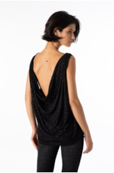 Blusa Ellus Visco Degage Preto