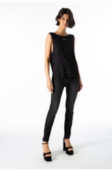 Blusa Ellus Visco Degage Preto
