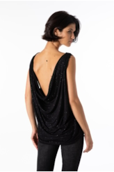 Blusa Ellus Visco Degage Preto