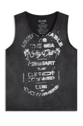 Blusa Ellus Visco Stay Chill Sleeveless Preto