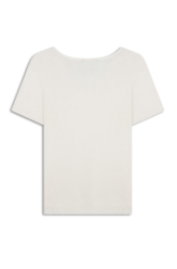 Blusa Ellus Viscolinho Basic Off White