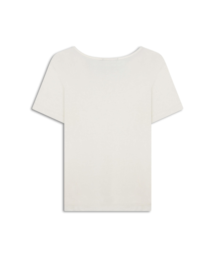 Blusa Ellus Viscolinho Basic Off White