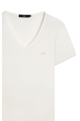 Blusa Ellus Viscolinho Basic Off White