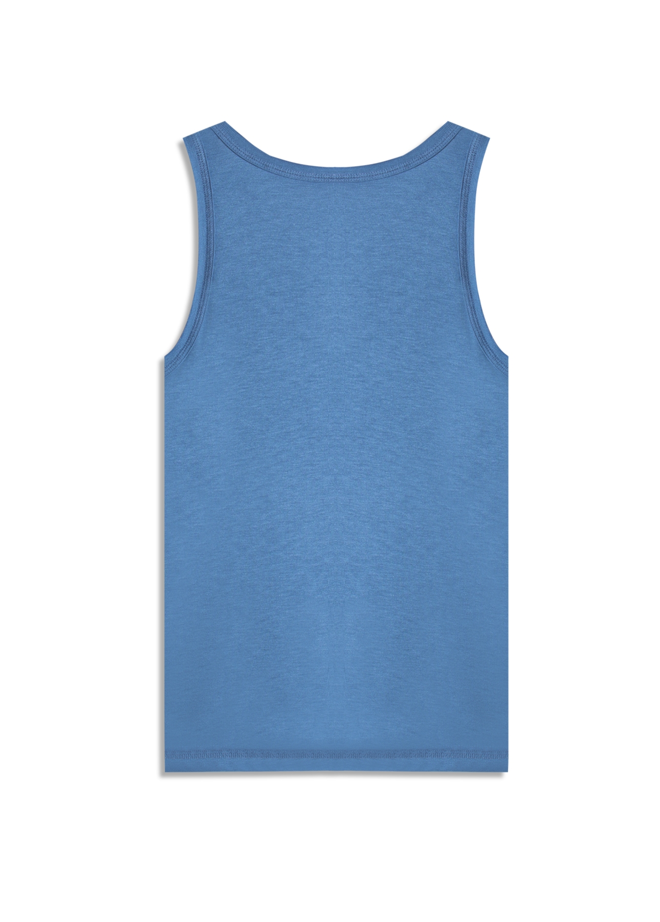 Blusa Ellus Viscolinho Regata Azul Jeans