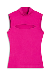 Blusa Ellus Viscolycra Crafted Pink