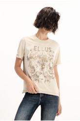 Blusa Ellus Wrath Animals Cinza Claro