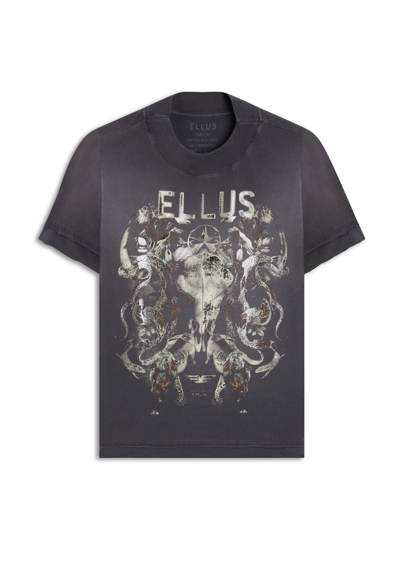 Blusa Ellus Wrath Animals Preto