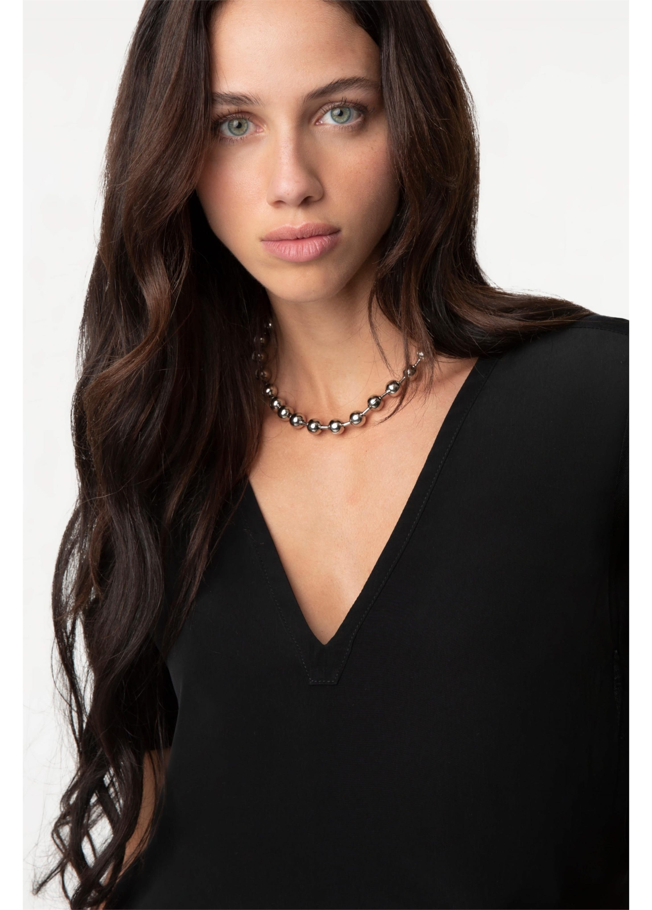 Blusa Fine Mix Silt Preto